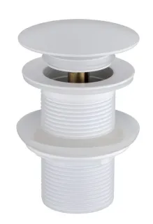 Донный клапан Boheme 612-MW без перелива белый матовый